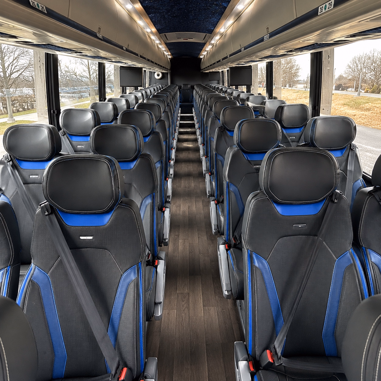loveland charter bus interior