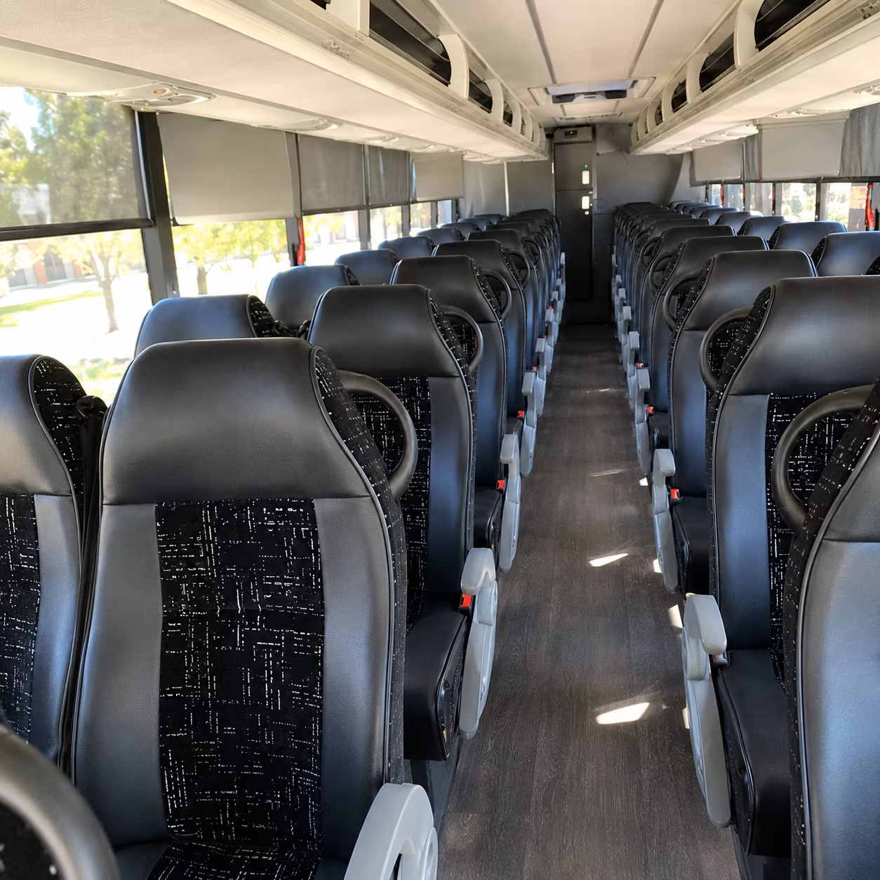 loveland charter bus rental interior